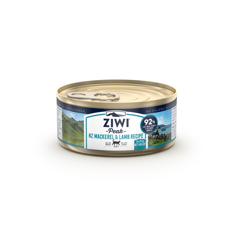 ZIWI Peak Cat Cans Mackerel & Lamb 85 gr. Foto van ZIWI Peak Cat Cans Mackerel & Lamb 85 gr.
