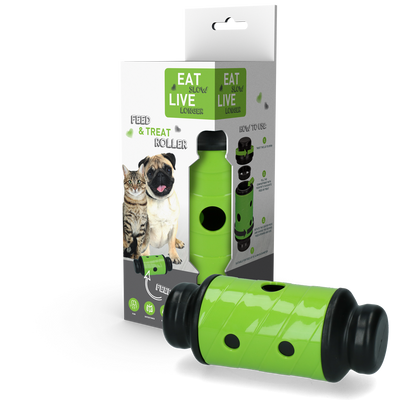 Foto van Eat Slow Live Longer Feed and Treat S Groen