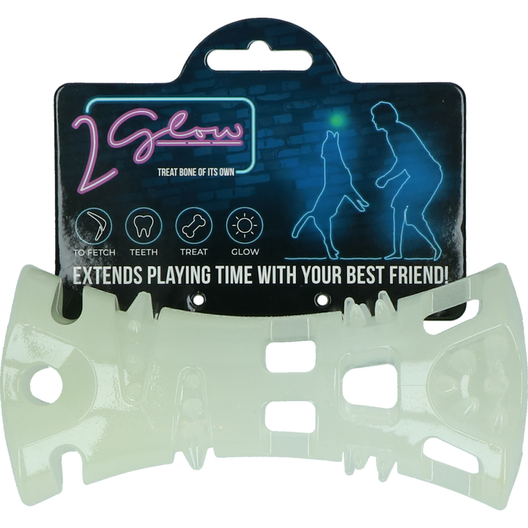 Foto van 2 Glow Treat bone of its own