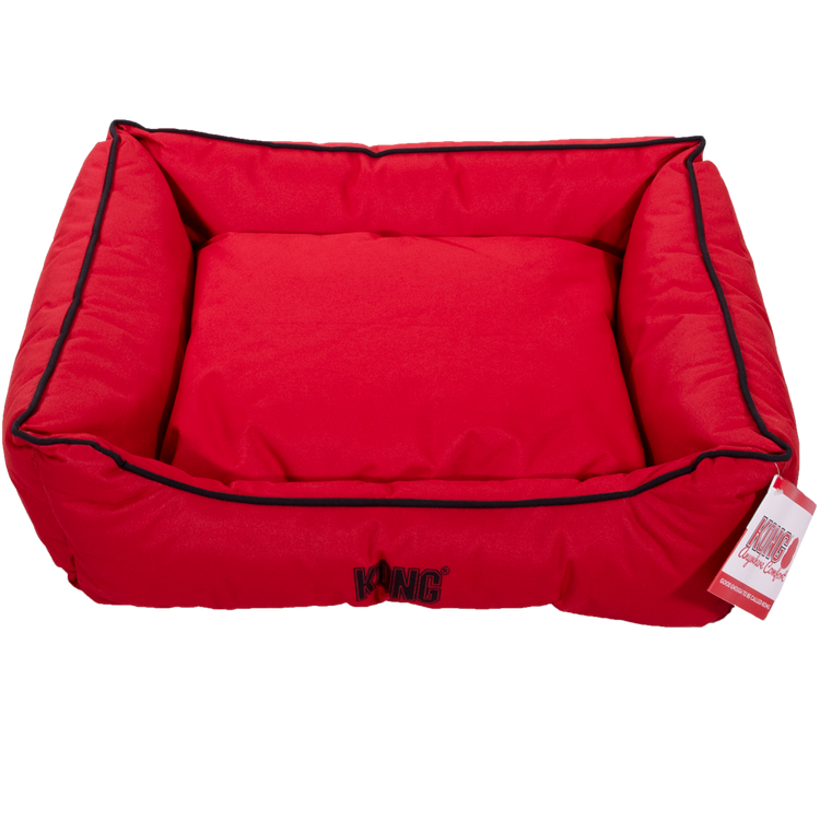 Foto van KONG Lounger Beds Medium. Red