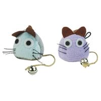 Crazy Cat Funny Mouse lila vol met Madnip