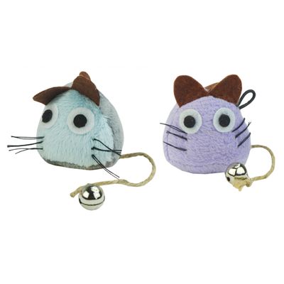 Foto van Crazy Cat Funny Mouse lila vol met Madnip