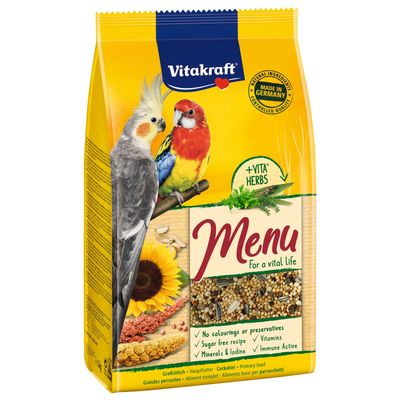 Foto van Vitakraft Valkparkieten premium menu