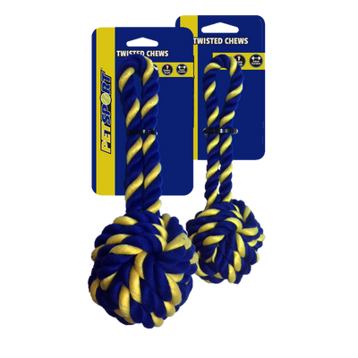 Foto van Braided Cotton Rope 18 cm Monkey Fist M