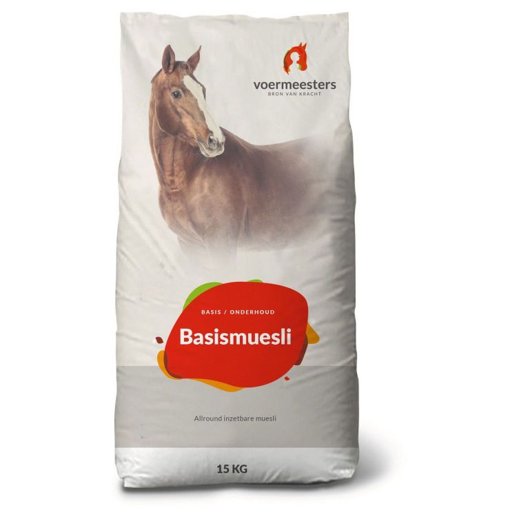 Voermeesters Basis muesli Foto van Voermeesters Basis muesli