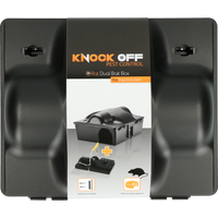 Knock Off Voerdoos Rat/Muis Dual bait incl. rattenklem