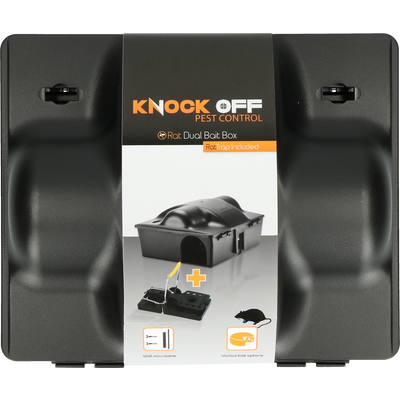 Foto van Knock Off Voerdoos Rat/Muis Dual bait incl. rattenklem