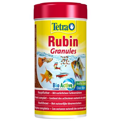 Foto van Tetra Rubin granules