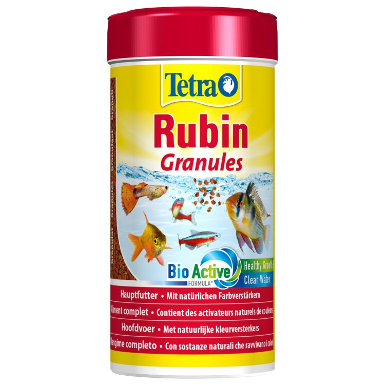 Foto van Tetra Rubin granules