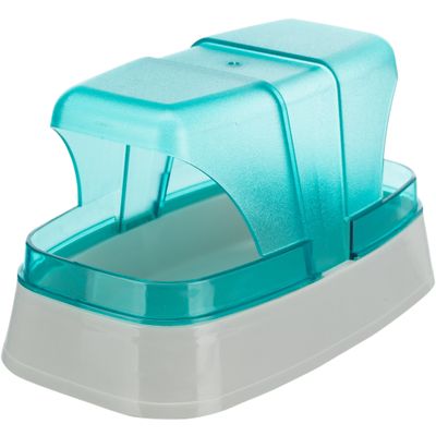 Trixie Zandbad muizen/hamsters kunststof - 3 stuks Foto van Trixie Zandbad muizen/hamsters kunststof - 3 stuks