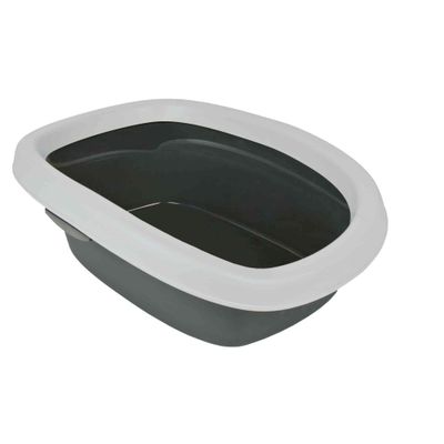 Trixie Kattenbak Carlo met rand - 2 stuks Foto van Trixie Kattenbak Carlo met rand - 2 stuks