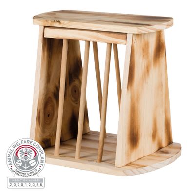 Foto van Trixie Hooiruif met deksel hout/gevlamd