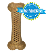 Pet Qwerks Flavorit Wood Bark Bone Mint Small