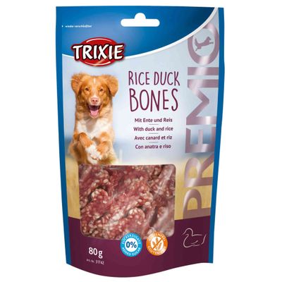 Foto van Trixie PREMIO Rice Duck Bones - 6 stuks