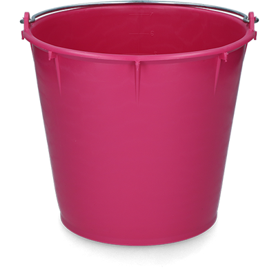 Foto van Emmer 7 l met beugel roze