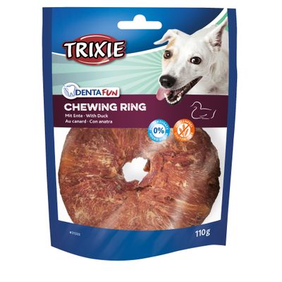 Trixie Denta Fun Duck Chewing Ring Foto van Trixie Denta Fun Duck Chewing Ring
