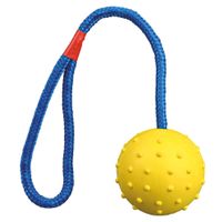 Trixie Bal aan koord natuurrubber - 3 stuks
