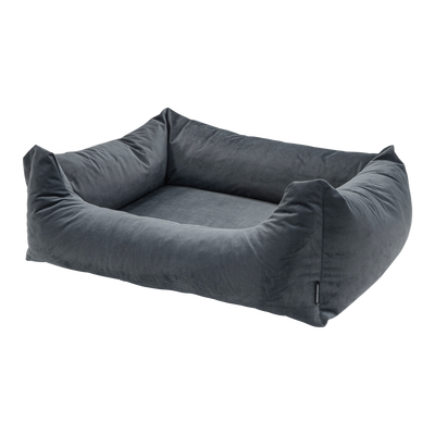 Foto van Madison Velours Dog Bed Grijs L