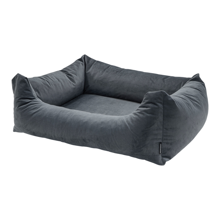 Foto van Madison Velours Dog Bed Grijs L