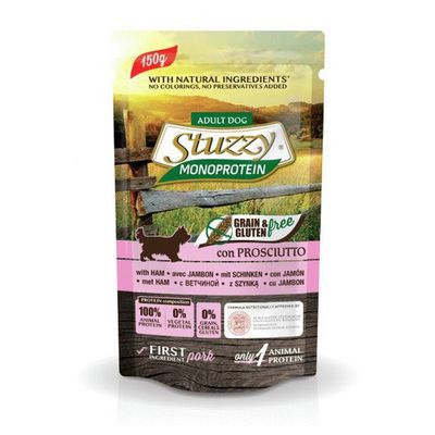 Foto van Stuzzy Dog grain free monoprotein pouch