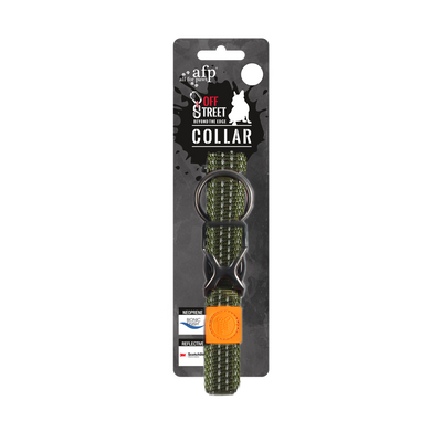 Foto van AFP Off Street Dog Collar Olive Green M