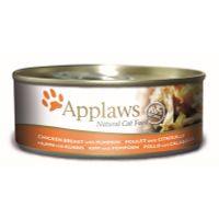 Applaws Kattenvoer Blik Kippenborst & Pompoen 156 gr.