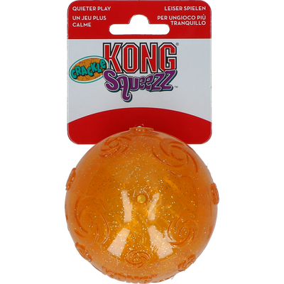 Foto van KONG Squeezz Crackle Ball Assorted Large