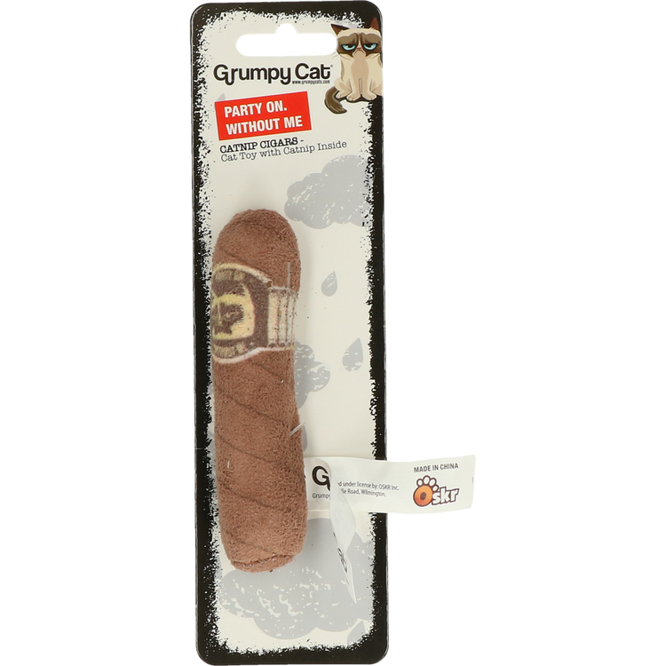 Foto van Grumpy Cat Catnip Cigars Party on without Me