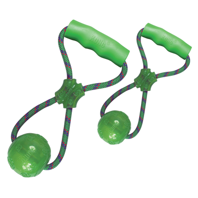 Foto van KONG Squeezz Ball w/Handle L Multicolor