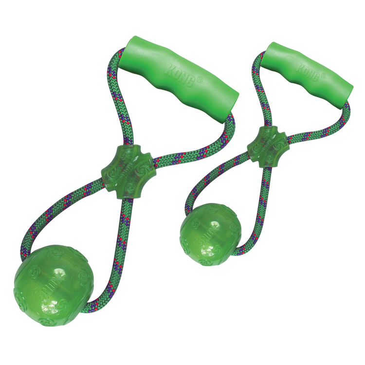 Foto van KONG Squeezz Ball w/Handle L Multicolor