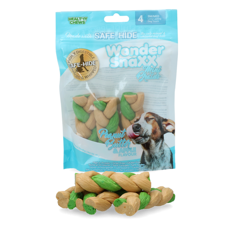 Foto van Wonder Snaxx MINI Braid pinda en appel