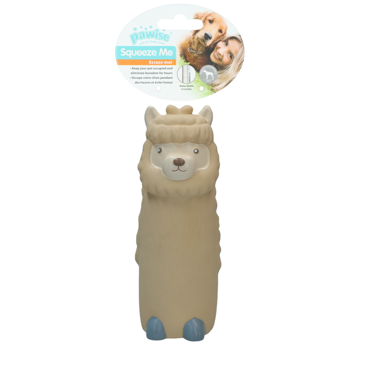 Foto van Latex toy met flesje - alpaca