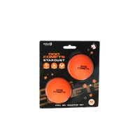 Dog Comets Ball Stardust Oranje M 2-pack