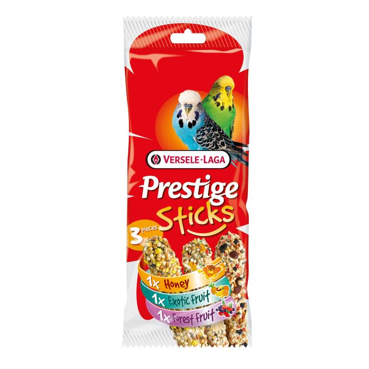 Versele-Laga Prestige Sticks parkiet triple variety Foto van Versele-Laga Prestige Sticks parkiet triple variety