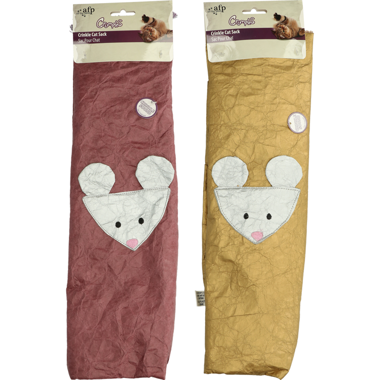 Foto van AFP Crumples Crinkle Cat Sack Gold