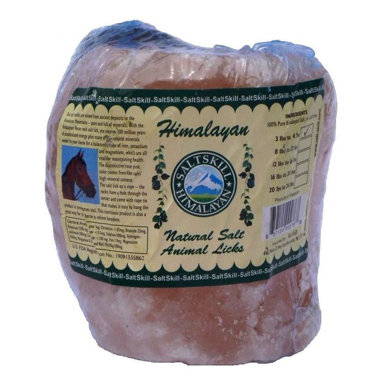 Salt Skill Himalaya liksteen Foto van Salt Skill Himalaya liksteen