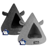 Let&#039;s sleep Pet Cave TeePee Grijs