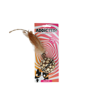 Addicted Wooden ball with feathers