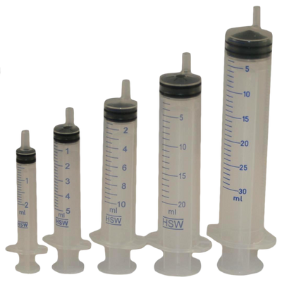 Foto van Wegwerpspuit 3-delig Slip 3ml