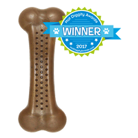 Pet Qwerks Flavorit Nylon Bark Bone Chicken Small