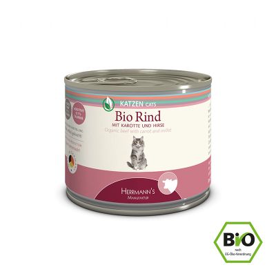 Foto van BIO SELECTION CAT Beef with Carrot 200 gr.