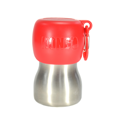 Foto van KONG H2O 255 ml rvs waterfles rood