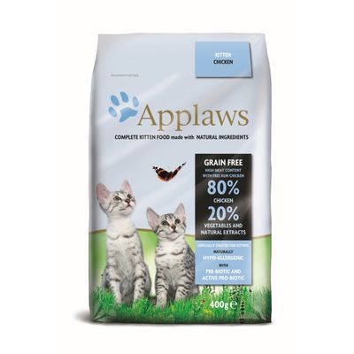 Foto van Applaws Kattenvoer Droog Kitten 400 gr.