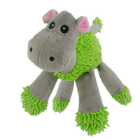 Fuzzle Hippo with 5 squeakers