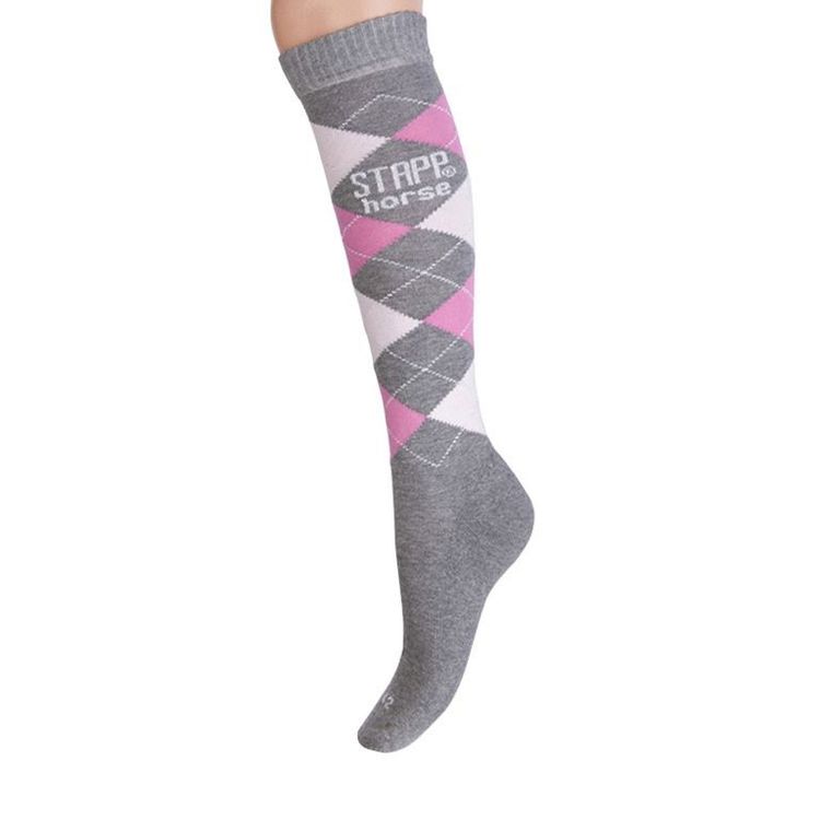 Stapp Horse Kniekous horse ruit lurex Foto van Stapp Horse Kniekous horse ruit lurex