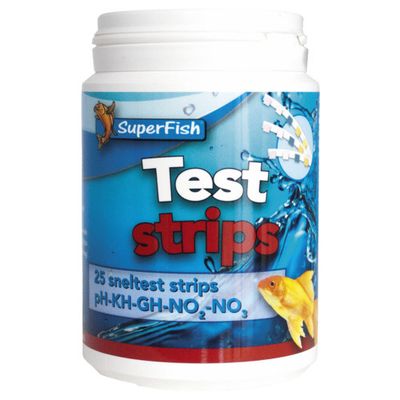 Foto van SuperFish Test Strips Ph-Kh-Gh-No2-No3
