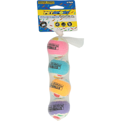 Foto van Happy Birthday Tuff Balls small