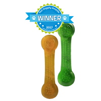 Pet Qwerks Flex Breath / Peanut Butter Bone S 10 cm 2 pcs.