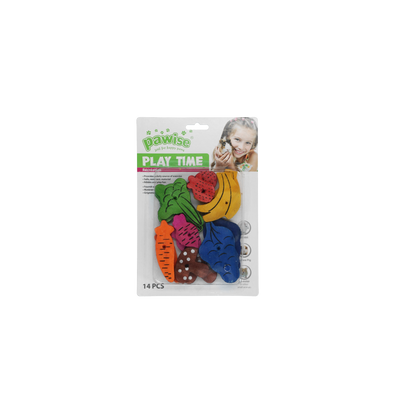 Foto van Small pet play toy-fruit/veggie mix 14pk