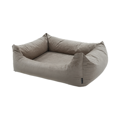 Foto van Madison Velours Dog Bed Taupe M
